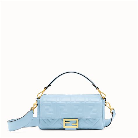 fendi baguette bag blue|genuine Fendi baguette.